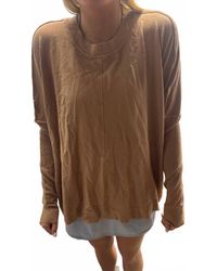Karlie - Solid Novelty Cashmere Blend Crew Sweater - Lyst