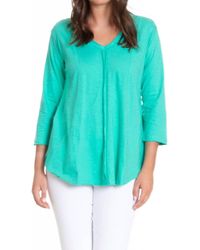 Apny - Flowy V-Neck Tee - Lyst