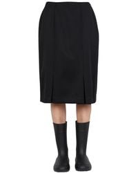 Raf Simons - Structured Midi Skirt - Lyst
