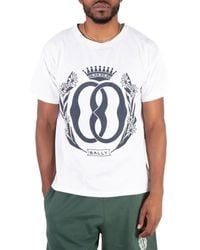 Bally - Emblem Print Short Sleeve Graphic T-Shirt - Lyst