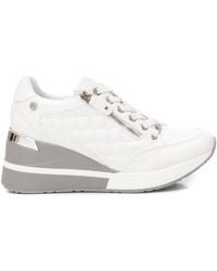 Xti - Leather Quilted Sneakers - Lyst