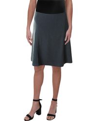 Calvin Klein - Petites Heathered Seamed A-line Skirt - Lyst