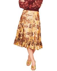 LoveShackFancy - Normandie Night Shin Lil Skirt - Lyst