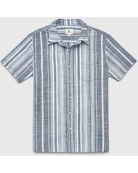 Surfside Supply - Joey Vertical Stripe Slub Shirt - Lyst