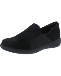 Munro - Clay Suede Slip-on Loafers - Lyst