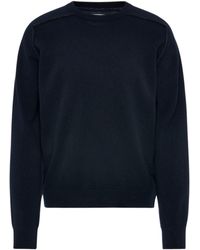 Maison Margiela - Minimalist Crew Neck Wool Sweater - Lyst