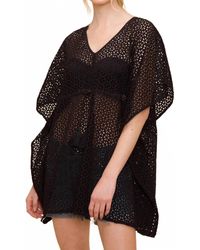 Echo - Eyelet Butterfly Caftan Dress - Lyst