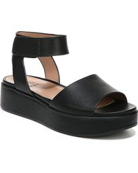 Naturalizer - Camry Faux Leather Strappy Wedge Sandals - Lyst