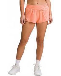 lululemon - Hotty Hot Low Rise Short - Lyst