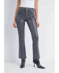 Just Black Denim - Coated Slim Bootcut Jean - Lyst
