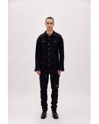 Pcfg - Cotton Distressed Denim Jacket - Lyst