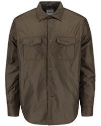 Aspesi - Nylon Shirt Jacket, Classic Collar - Lyst