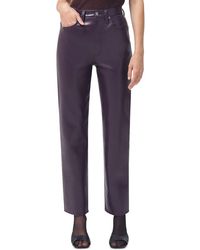 Agolde - Recycled Leather High Rise Bootcut Pants - Lyst