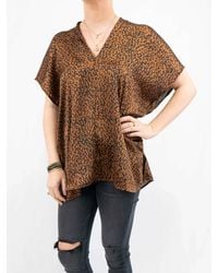 Adrienne - V Neck Top - Lyst