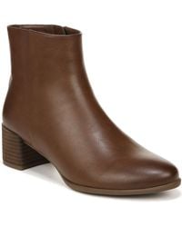 SOUL Naturalizer - Rosa Faux Leather Almond Toe Ankle Boots - Lyst