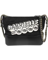 Chanel - Gabrielle Leather Shoulder Bag (pre-owned) - Lyst