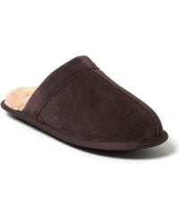 Dearfoams - Kirk Genuine Suede Scuff House Slipper - Lyst