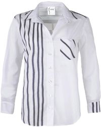Finley - Alex Ribbon Stripe Shirt - Lyst