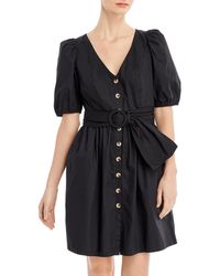 French Connection - Besima Cotton Fit & Flare Mini Dress - Lyst