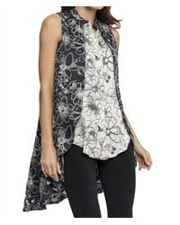 Adore - Hi Lo Sleeveless Tunic Blouse - Lyst
