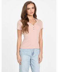 Guess - Lexy Button Top - Lyst