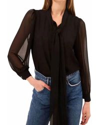 MISA Los Angles - Velma Long Sleeve Top - Lyst
