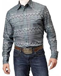 Roper - West Made Snap Western River Aztec Shirt - Lyst