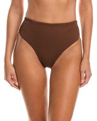 Haight - Ribbed Classic Hotpant Bikini Bottom - Lyst