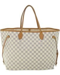 Louis Vuitton - Neverfull Gm Canvas Tote Bag (pre-owned) - Lyst