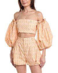 Agua Bendita - Agua By Sello Crop Top - Lyst