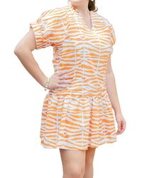 Brooke Wright - Zebra Lucy Dress - Lyst