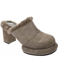 All Black - Mod Winter Mules - Lyst