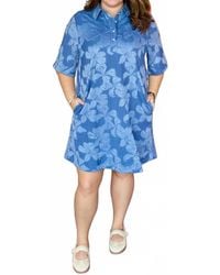 J joy - Collar Swing Dress - Lyst