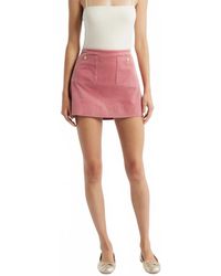 LoveShackFancy - Kida Corduroy Mini Skirt - Lyst