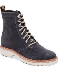Dolce Vita - Avena Suede Cold Weather Combat & Lace-up Boots - Lyst