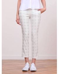 Avenue Montaigne - Lulu Ankle Slim With Pocket Pant - Lyst