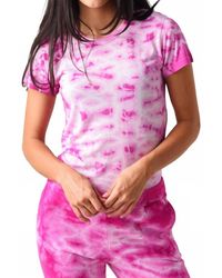 Monrow - Crystal Crewneck Top - Lyst