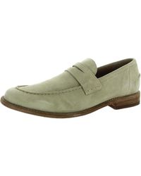 Frye - Tyler Penny Solid Suede Loafers - Lyst