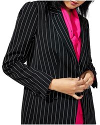 Anne Klein - Pinstripe Suit Separate One-button Blazer - Lyst