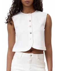 Closed - Denim Vest - Lyst