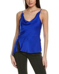 Nicholas - Lily Silk-Blend Top - Lyst
