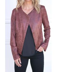 Lyssé - Trent Faux Leather Jacket - Lyst