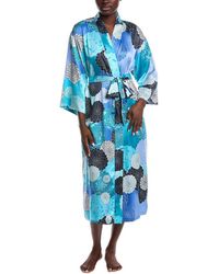 Natori - Botanic Melody Satin Robe - Lyst