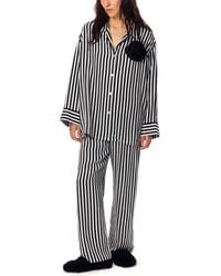 Sleeper - The Rose Oversized Satin Pajama Set - Lyst