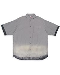 DIESEL - S-Trax Striped Short Sleeve Button-Down Shirt - Lyst