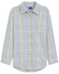 HUGO - Oversized-Fit Shirt - Lyst