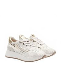 Softwaves - Alaina Raffia Sneakers - Lyst