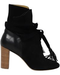 Ba&sh - Block Heel Ankle Boots - Lyst