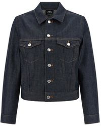 A.P.C. - Denim Jackets - Lyst