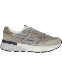 Premiata - Layered Cushioned Suede Mesh Sneakers - Lyst